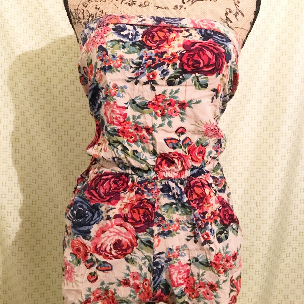Floral Short Romper